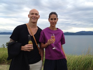 Michael Klim and Lindy Klim on Hamilton Island, Australia
